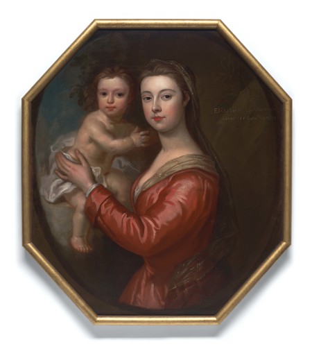 Charles Jervas Elizabeth, Lady Oxenden, Daughter of Edmund Dunch c. 1721. Oil on canvas. Collection of Christchurch Art Gallery Te Puna o Waiwhetū, purchased 1978
