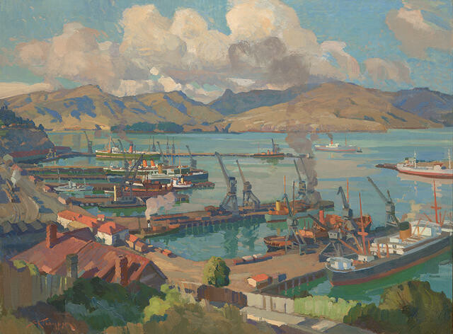 Lyttelton from the Bridle Path
