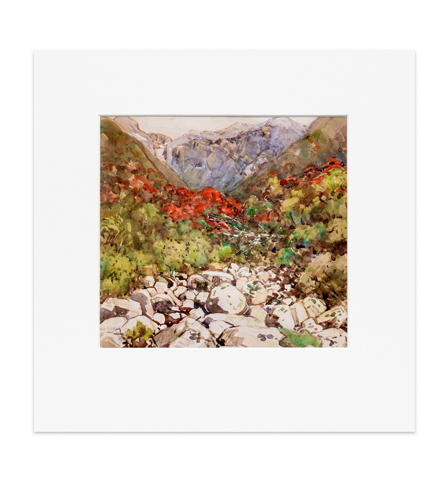 Margaret Stoddart An Otira Stream (Mountain Rata) Reproduction Print