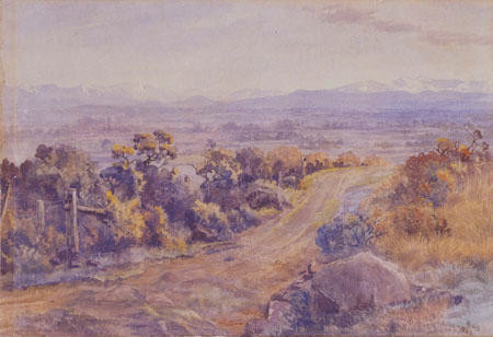 Canterbury Plains from Dyers Pass Road