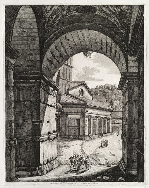 Veduta dell’ Interno dell’ Arco di Giano