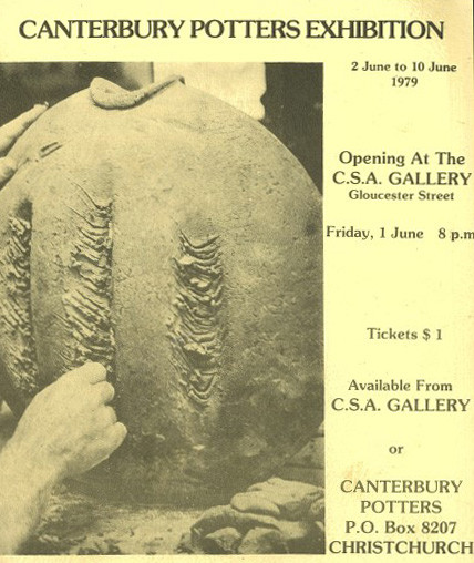 Canterbury Potters Association exhibition 1979