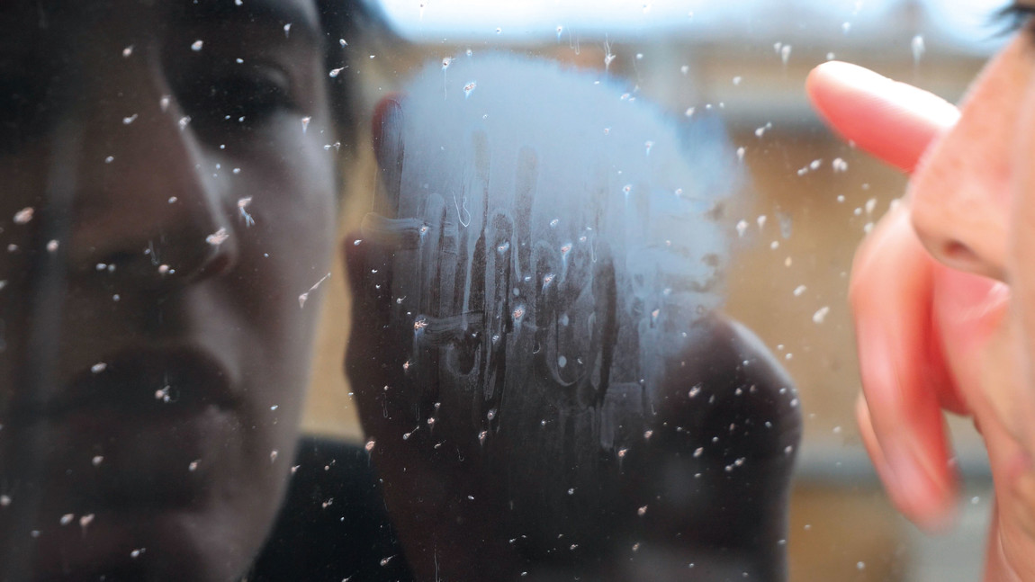 Ana Iti Trapped in a kiss 2021. Single-channel HD video. Collection of Christchurch Art Gallery Te Puna o Waiwhetū, purchased 2022