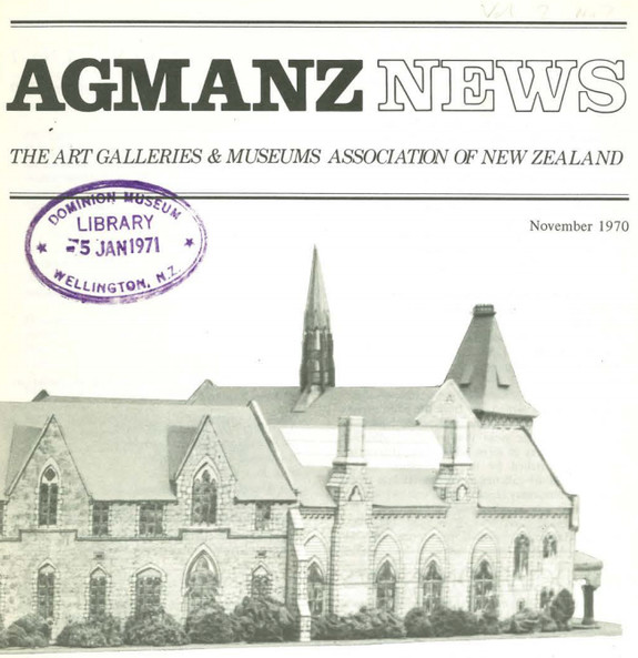 AGMANZ News Volume 2 Number 7 November 1970