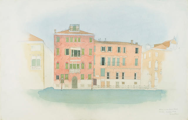 Houses On The Grand Canal, Venice, 12 May 1974