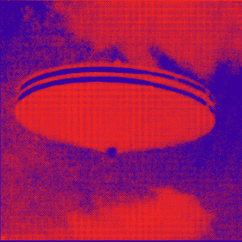 Ronnie van Hout Pin Group UFO 2021. Hand-screenprinted