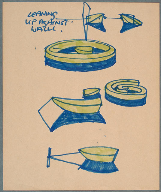 Seascape - documentation: preparatory drawing