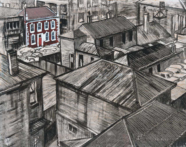 Untitled (Towards Worcester Street from St. Elmo Courts)