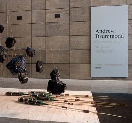 Installation view: Andrew Drummond Observation / Action / Reflection