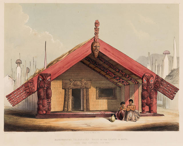Rangihaetea's Celebrated House on the Island of Mana