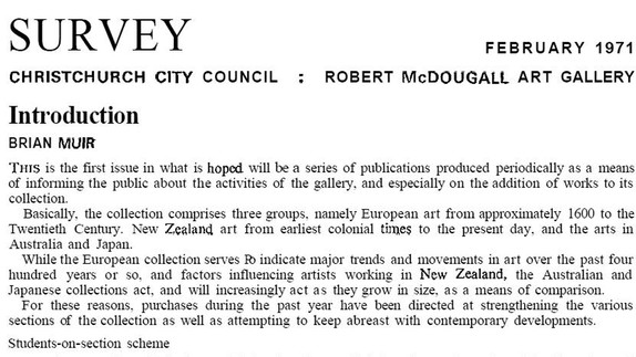Survey 1 - February 1971