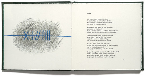 Dinah Hawken and John Edgar, page: stone: leaf Holloway Press, Auckland, 2013. Collection Robert and Barbara Stewart Library and Archives, Christchurch Art Gallery Te Puna o Waiwhetū.