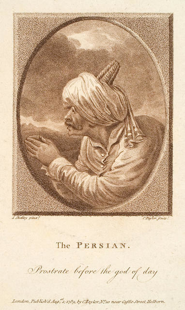 The Persian. Prostrate before the god of day