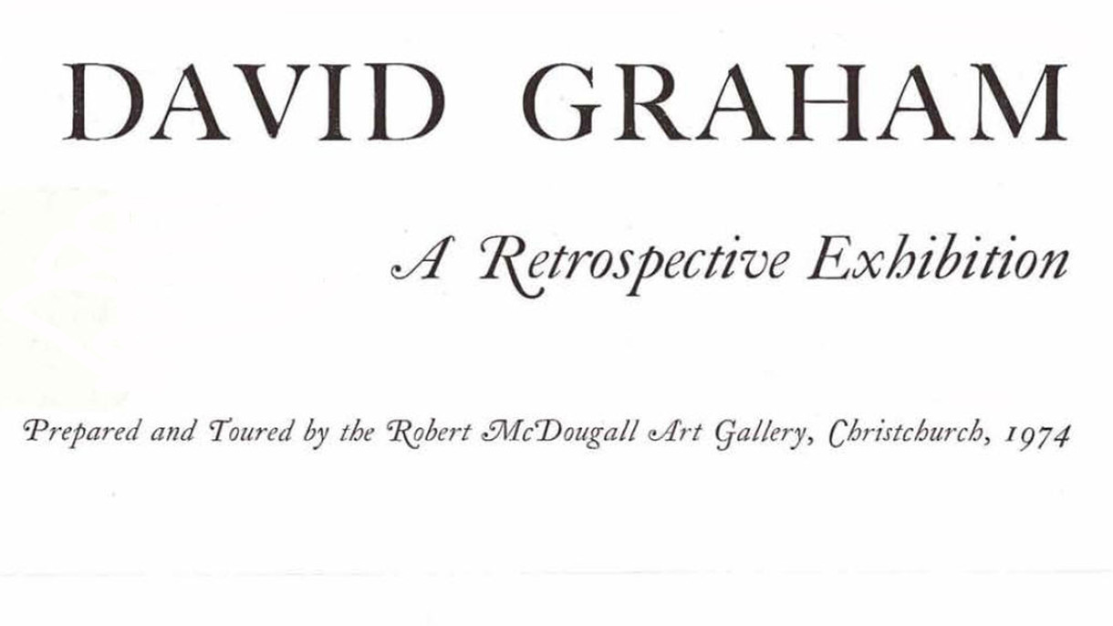 David Graham: A Retrospective Exhibition