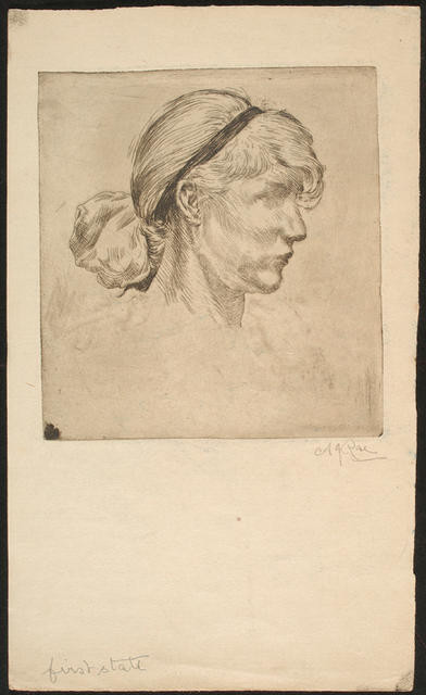 Untitled [Portrait of a young woman]