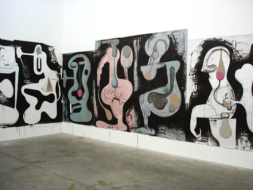 Back room, Anti-Groovy exhibition, Jonathan Smart Gallery 12 -30 May 2015.