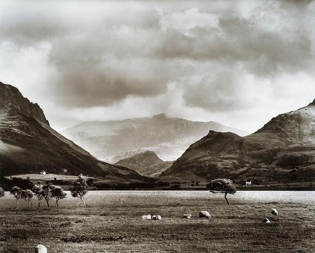 Llyn Nantlle Uchaf and Snowdon Caernarvonshire