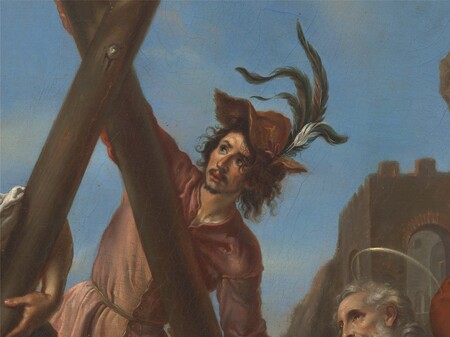 Artist unknown (after Carlo Dolci) The Martyrdom of Saint Andrew (detail) undated. Oil on canvas. Collection of Christchurch Art Gallery Te Puna o Waiwhetū, purchased 2020