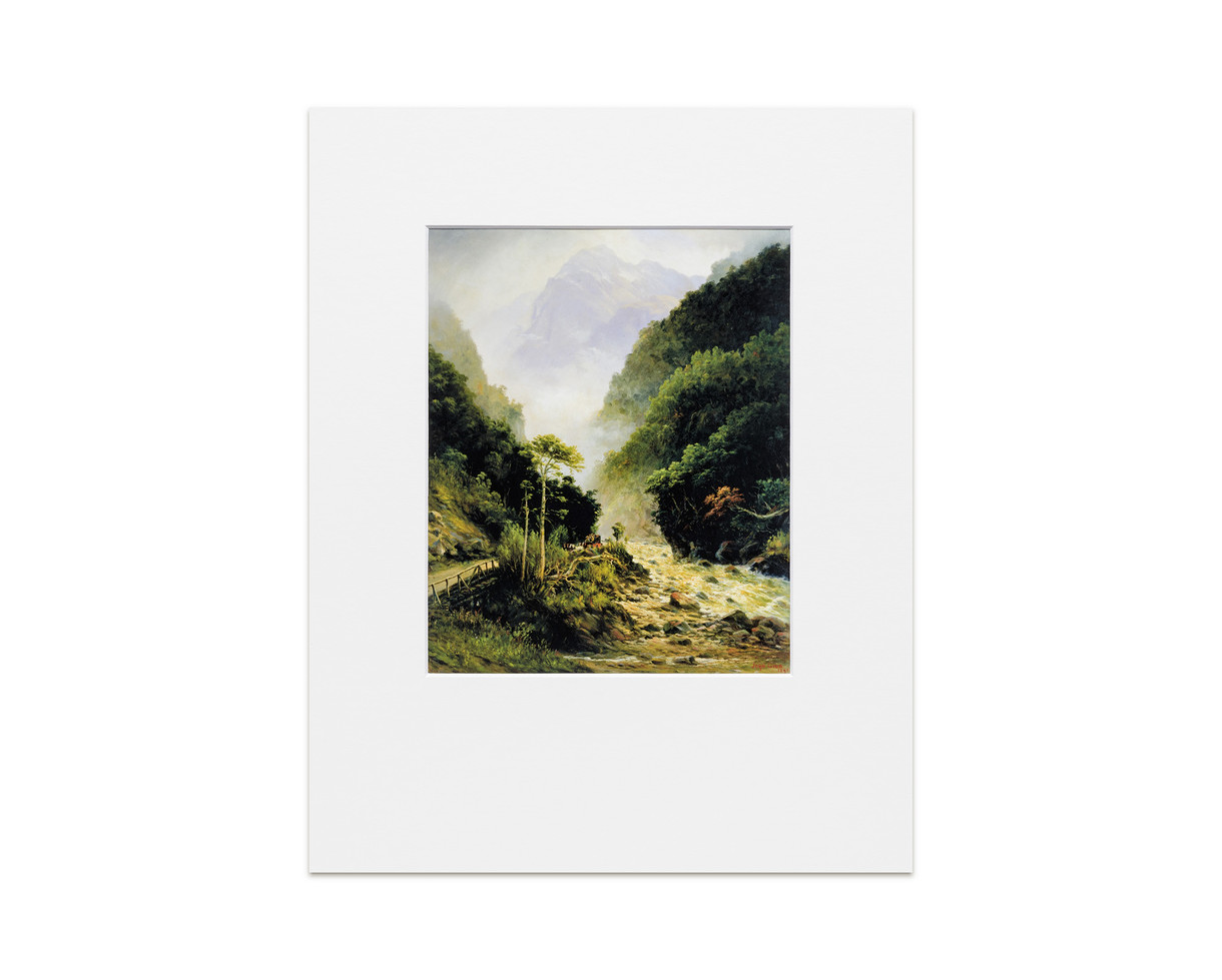 Clearing up, Otira Gorge - Print