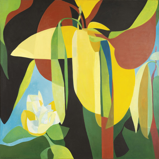 Louise Henderson Garden 1977. Oil on canvas. Private collection, Wellington