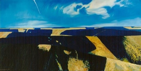 William Alexander Sutton Plantation Series II 1986. Oil on canvas. Collection of Christchurch Art Gallery Te Puna o Waiwhetū, purchased 1986 with assistance from the Olive Stirrat bequest
