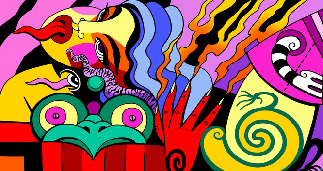Xoë Hall Kuīni of the Worlds (detail) 2022. Commissioned by Christchurch Art Gallery Te Puna o Waiwhetū. Courtesy of the artist