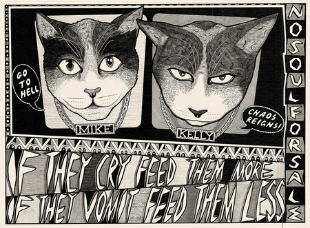 Jess Johnson If They Cry Feed Them More 2010. Pen, fibre-tipped markers on paper