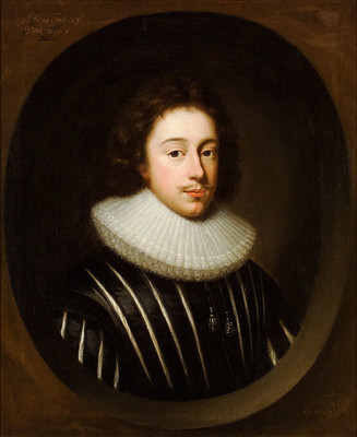 Portrait of Edmund Waller, Esq., after Cornelius Johnson, oil on canvas, c.17th century. Collection of Christchurch Art Gallery Te Puna o Waiwhetū, purchased 1978.