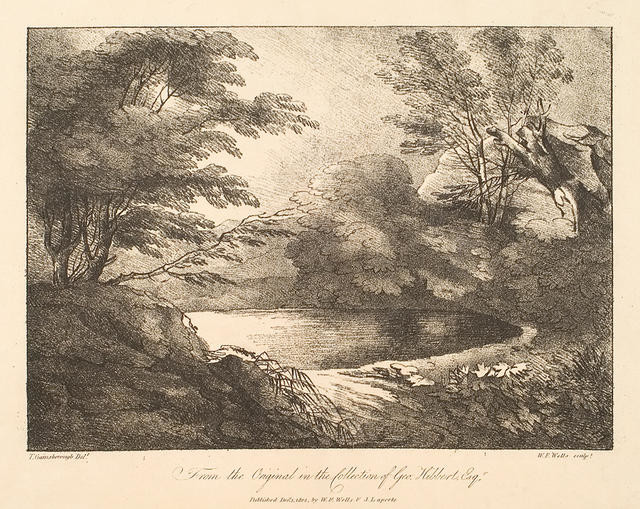 Landscape With Trees And Lane