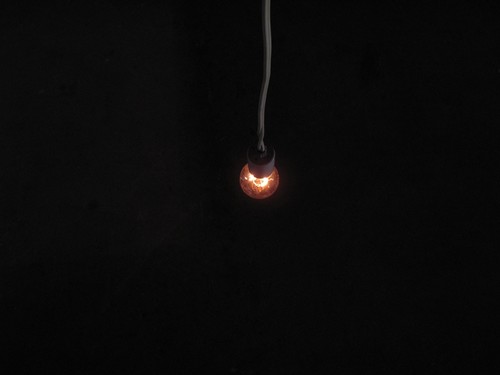 Tony Oursler Incandescence 1999. Light bulb, audio. Courtesy of the artist, Jensen Sydney and Fox/Jensen Auckland