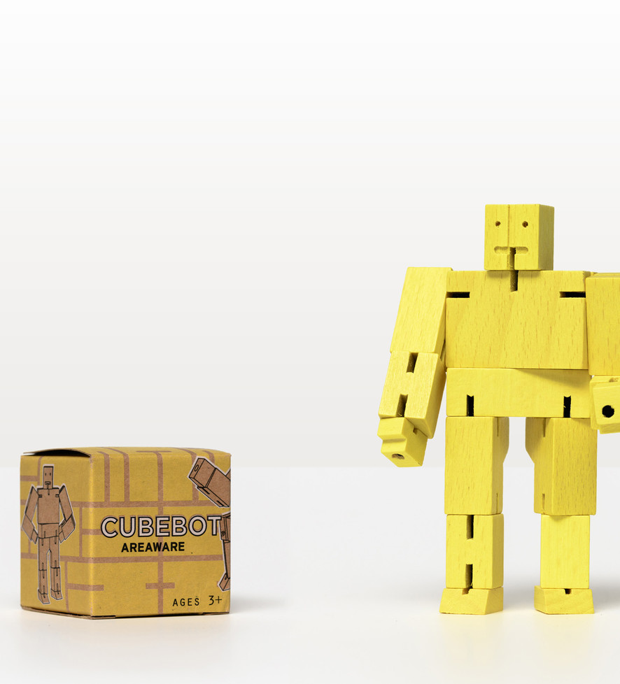 Cubebot Micro Yellow Toy