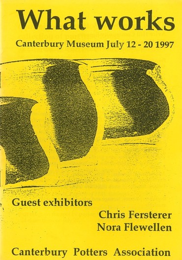 Canterbury Potters Association exhibition 1997