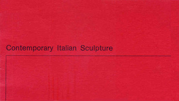 Contemporary Italian Sculpture 1965