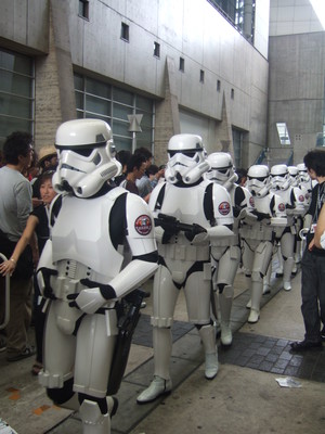 The march of the Imperial Soldiers. 2007.09.23, Tokyo Game Show 2007. Source: www.flickr.com/photos/34603734@N00/1433754494/ Author: http://www.flickr.com/people/34603734@N