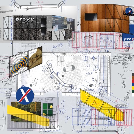 Mark Schroder Installation plan for Holding Co. 2019. Courtesy of the artist