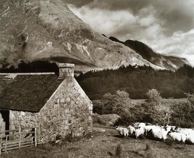 Cottages in Glencoe Village, Argyll