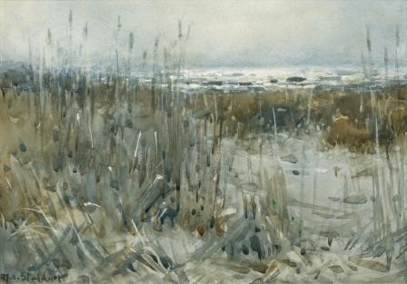 Margaret Stoddart New Brighton. Watercolour. Collection of Christchurch Art Gallery Te Puna o Waiwhetū, gifted by William Ainslie Reece 2011