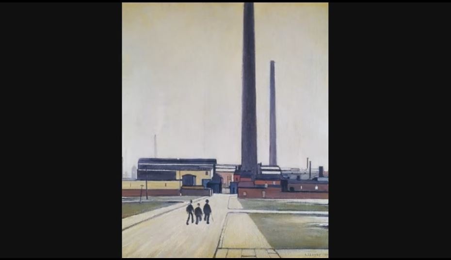 L.S. Lowry - Factory at Widnes