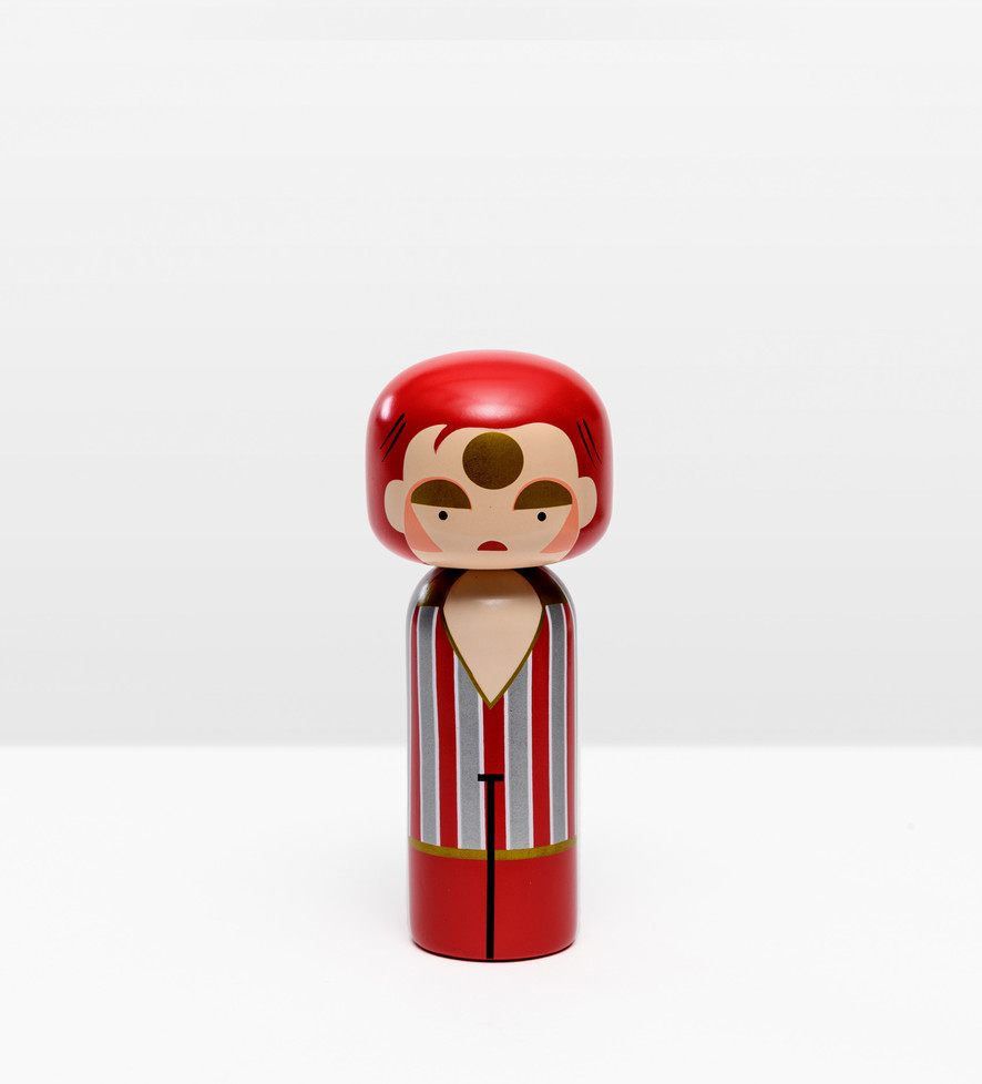 David Bowie Ziggy Stardust Kokeshi