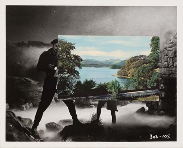 John Stezaker Clearing 2017. Collage. Courtesy The Approach, London