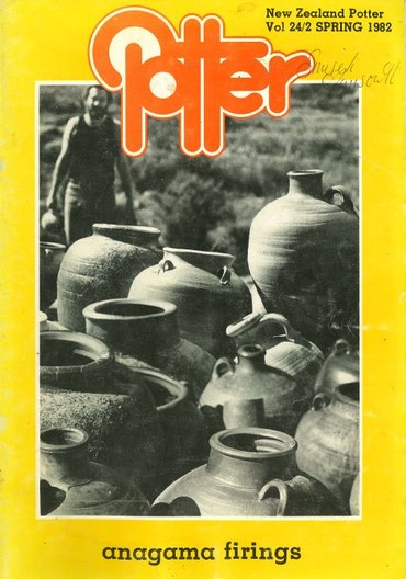 New Zealand Potter volume 24 number 2, Spring 1982