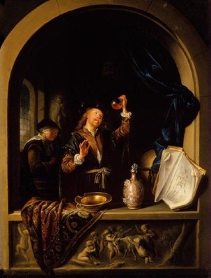 Gerrit Dou, The Physician, oil on copper
