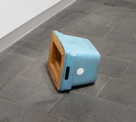 Glen Hayward Shrink Wrap 2004. Wood and acrylic paint. Collection of Christchurch Art Gallery Te Puna o Waiwhetū, the Jim Barr and Mary Barr Gift 2011