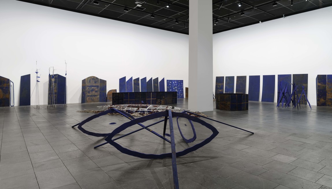 Installation view of Pauline Rhodes: Blue Mind, December 2020. Photos: John Collie