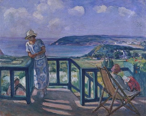 Henri Lebasque, French, (1865-1937), Across the bay oil on canvas. Collection Christchurch Art Gallery Te Puna o Waiwhetū, May Schlesinger bequest, 1938.