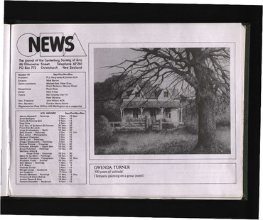 Canterbury Society of Arts News, number 81, September/October/November/December [1978]