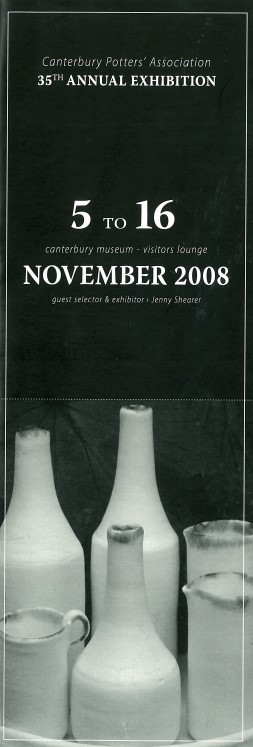 Canterbury Potters Association exhibition 2008