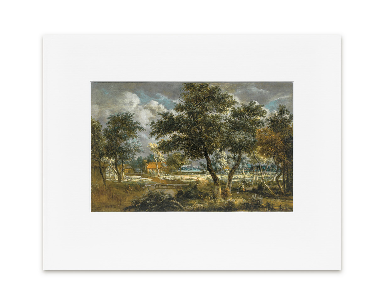 A Wooded Landscape - Print