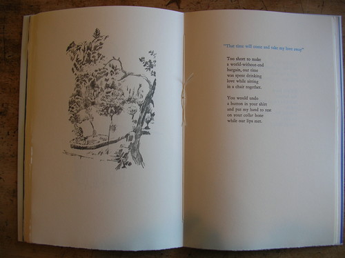 Open page spread for Janet Paul: Poems and Drawings, Fernbank Studio, Wellington, 2014