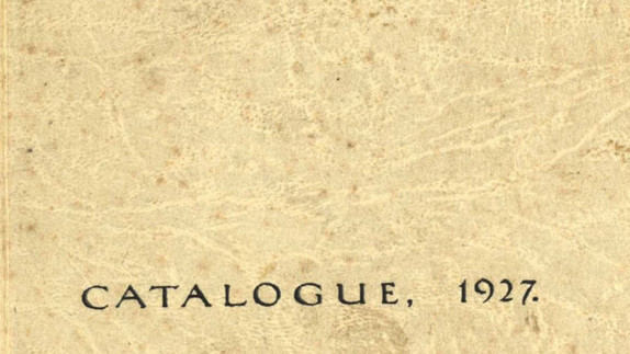 CSA catalogue 1927